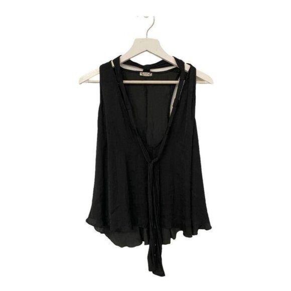 Free People Silky Criss Cross Top - Picture 2 of 4